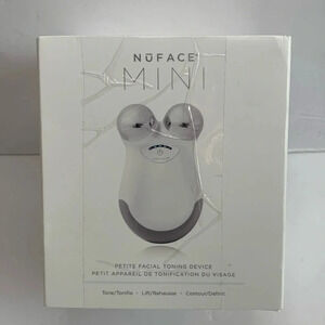 NuFace Trinity Set Mini Facial Toning Device Aqua Gel Travel Bag Towelettes New